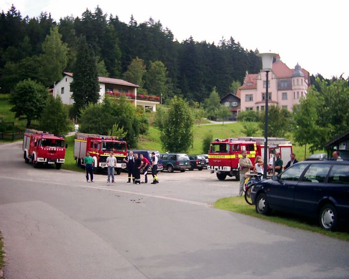 Vermisstensuche in Lambach am 29.08.2004